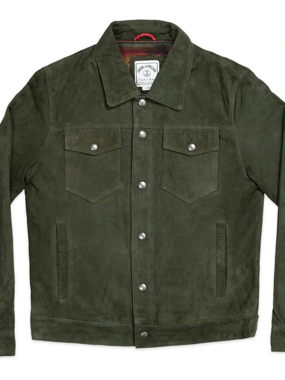 Suede Trucker Jacket by Iron and Resin